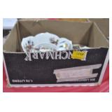 TIN PLATES, ASIAN BOWLS, COVERED BOX