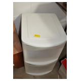 2 DRAWER PLASTIC STORAGE CHEST