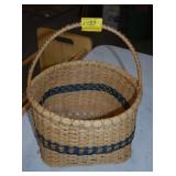 CHARLES EDWARDS SIGNED BASKET