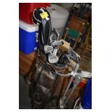 GENE LITTLER INVITATIONAL GOLF CLUBS BAG & CART