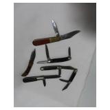6 POCKET KNIVES INCLUDES KABAR, BARLOW, SW CUT