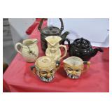 BOX ASSORTED GLASSWARE, CANDLE HOLDERS,