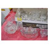 BOX TEAPOTS, CREAM & SUGAR, 2 CREAM PITCHERS