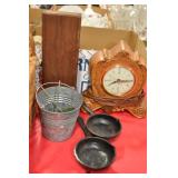 TENNESSEE LICENSE PLATE, CLOCK, PENCIL SHARPENERS,