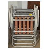 4 FODING OUTDOOR CHAIRS