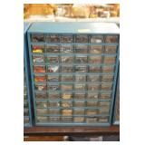 60 DRAWER ORGANIZER WITH SCREWS, WIRE CONNECTORS,
