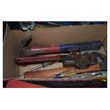 BOX OF ASSORTED TOOLS