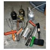 PAIL DROPLIGHTS OIL CAN GARDENING TOOLS