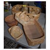 5 ASSORTED BASKETS