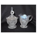 HOFBRAUER BYRDES BIRDS CRYSTAL SUGAR AND CREAMER
