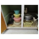 GROUPING: KITCHEN COOKWARE, SILVERWARE,