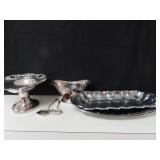 SILVERPLATE ITEMS - 6 PIECES