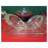 PYREX GLASSWARE - 8 PIECES