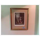 2 PRINTS - "MILK BELOW MAIDS" AND "THE WAY TO CHUR