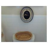 CONTENTS OF CLOSET, GRAB BARS, CLOCK, TOWELS,