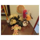 GROUPING: CANDLE HOLERS, ETC.