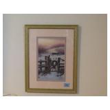 "FENCE GATE" PRINT BY ROBERT TINO