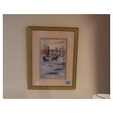 "COUNTRY HOUSE" PRINT BY ROBERT TINO