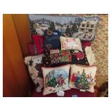 GROUPING: HOLIDAY PILLOWS AND HOME SWEET HOME