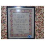 5 PCS. OF WALL ART: 2 PAIR OVAL FLORALS AND CROSS