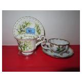 ROYAL ALBERT TEA CUP AND SAUCER AND OTHER TEA CUP