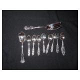 SILVER PLATE FLATWARE SOUVENIR SPOONS