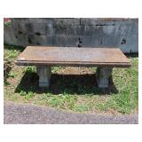 CONCRETE BENCH - RECTANGULAR