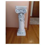 CERAMIC PEDISTAL WITH VINE DESIGN