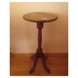 OAK PLANT STAND - 13" DIAMETER X 32" HIGH