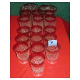 KINGS CROWN GLASSWARE - 24 PIECES