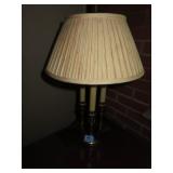 3 LIGHT BRASS DESK LAMP