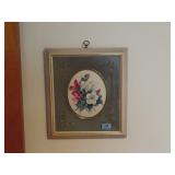 GROUPING: WALL ART: MANGER PRINT, "AUNT" POEM, PAI