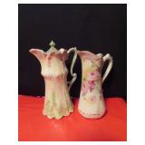 2 CERAMIC PITCHERS