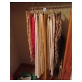 CONTENTS OF COAT CLOSET IN HALLWAY - 9 TABLE