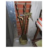 BRASS FIREPLACE TOOLS