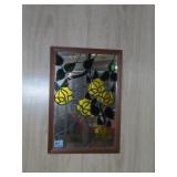 STAINED GLASS WALL MIRROR - 13" X 19"