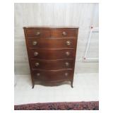 6 DRAWER MAHOGANY CHEST OF DRAWERS - 1940