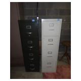 2 - 4 DRAWER METAL FILE CABINETS