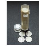 ROLL OF 50 - 1943-D STEEL CENTS
