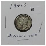 1941-S MERCURY SILVER DIME