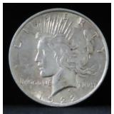 1922 PEACE SILVER DOLLAR