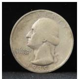 1935-D WASHINGTON SILVER QUARTER