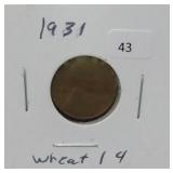 1931 WHEAT PENNY