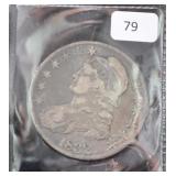 1833 CAPPED BUST SILVER HALF DOLLAR