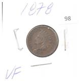 1878 INDIAN HEAD PENNY