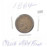 1884 INDIAN HEAD PENNY
