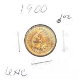 1900 INDIAN HEAD PENNY - UNC