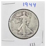 1944 WALKING LIBERTY SILVER HALF DOLLAR