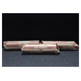 3 ROLLS OF 1964-D LINCOLN CENTS - UNC