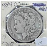 1899-O MORGAN SILVER DOLLAR